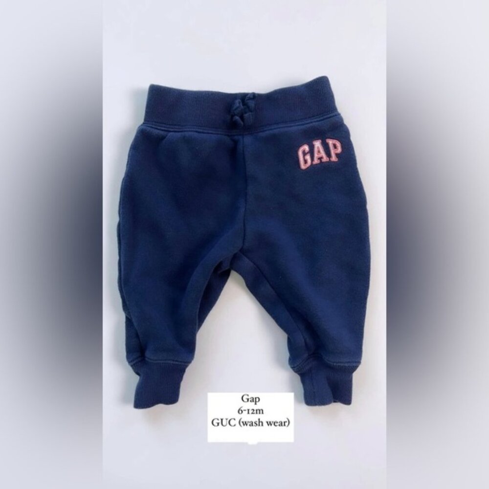 GAP Blue Jogger Sweatpants with Tapered Ankle